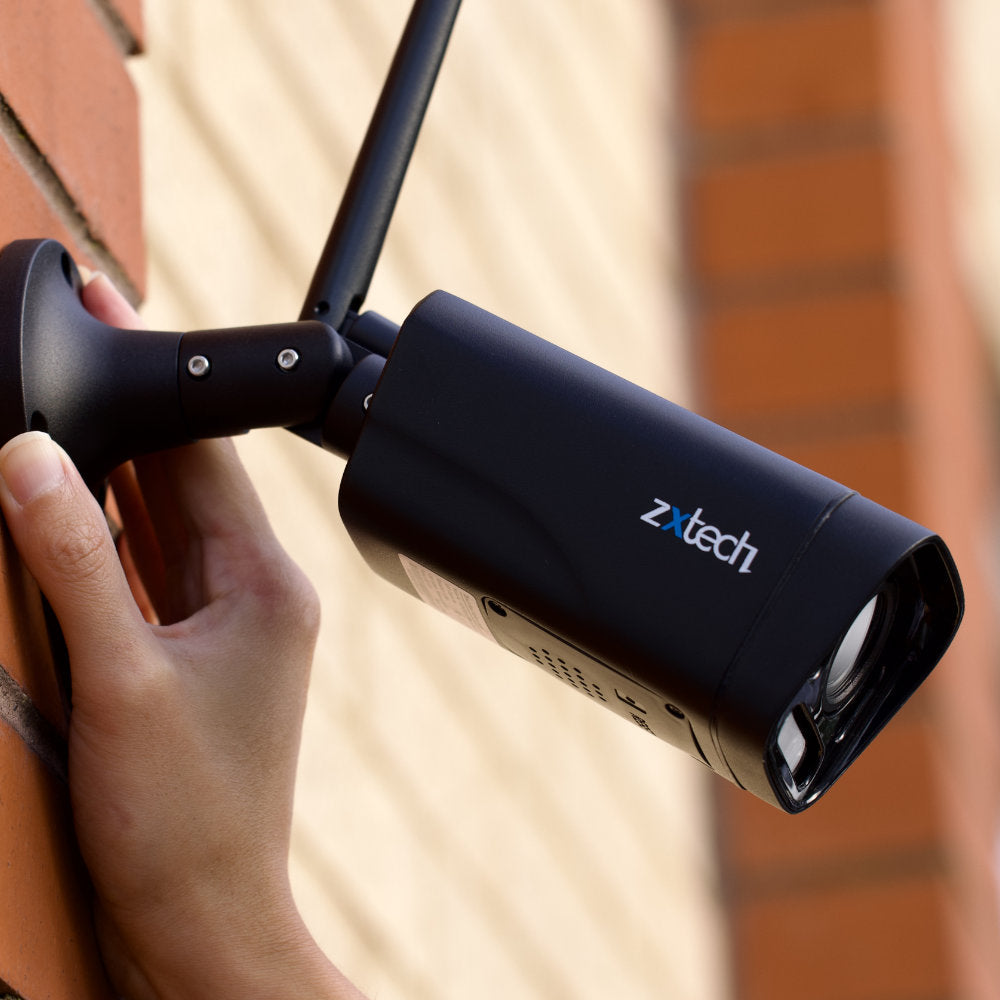 Zxtech 4K/8MP/5MP Wireless Security Camera 5X Auto Zoom Colour Night Vision Intense LED Two Way Audio