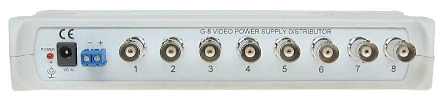 FUSED 12V DC POWER AND VIDEO DISTRIBUTOR