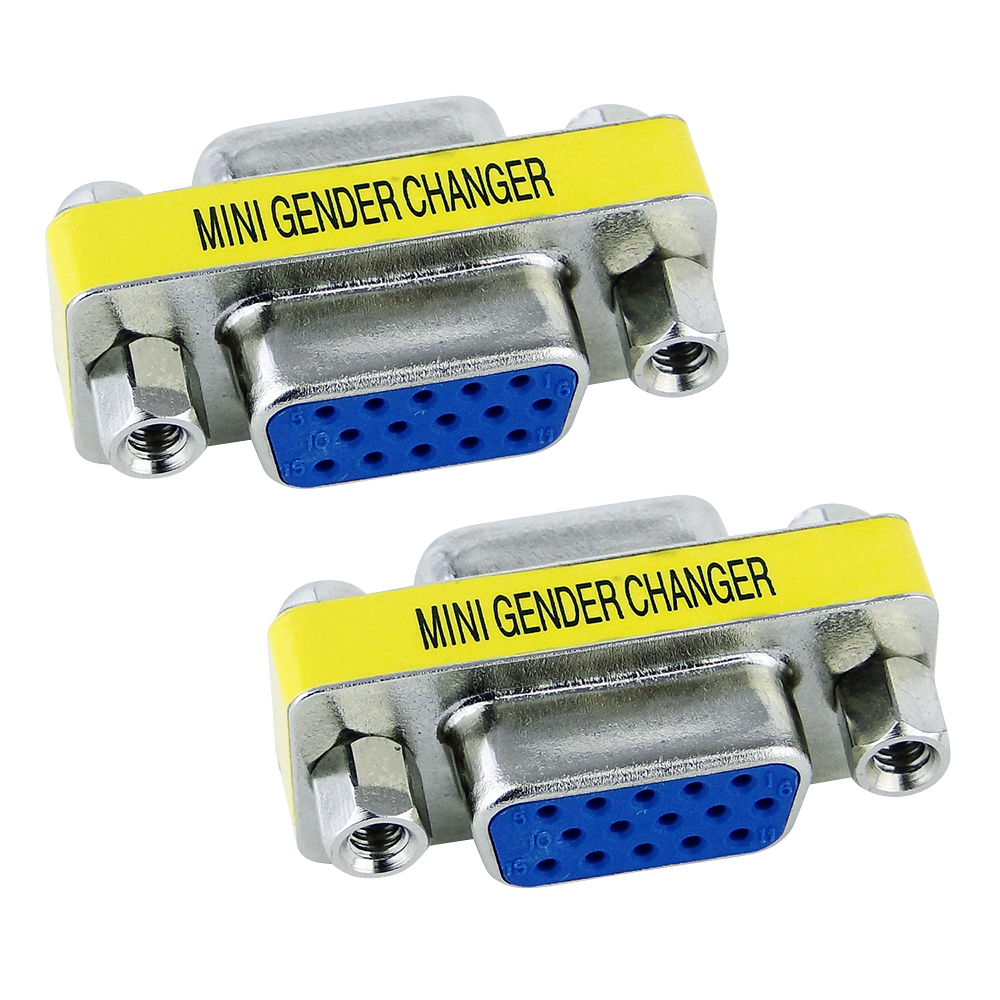 Zxtech 2 Pack of VGA Female Coupler For CCTV Cable | MO5233N