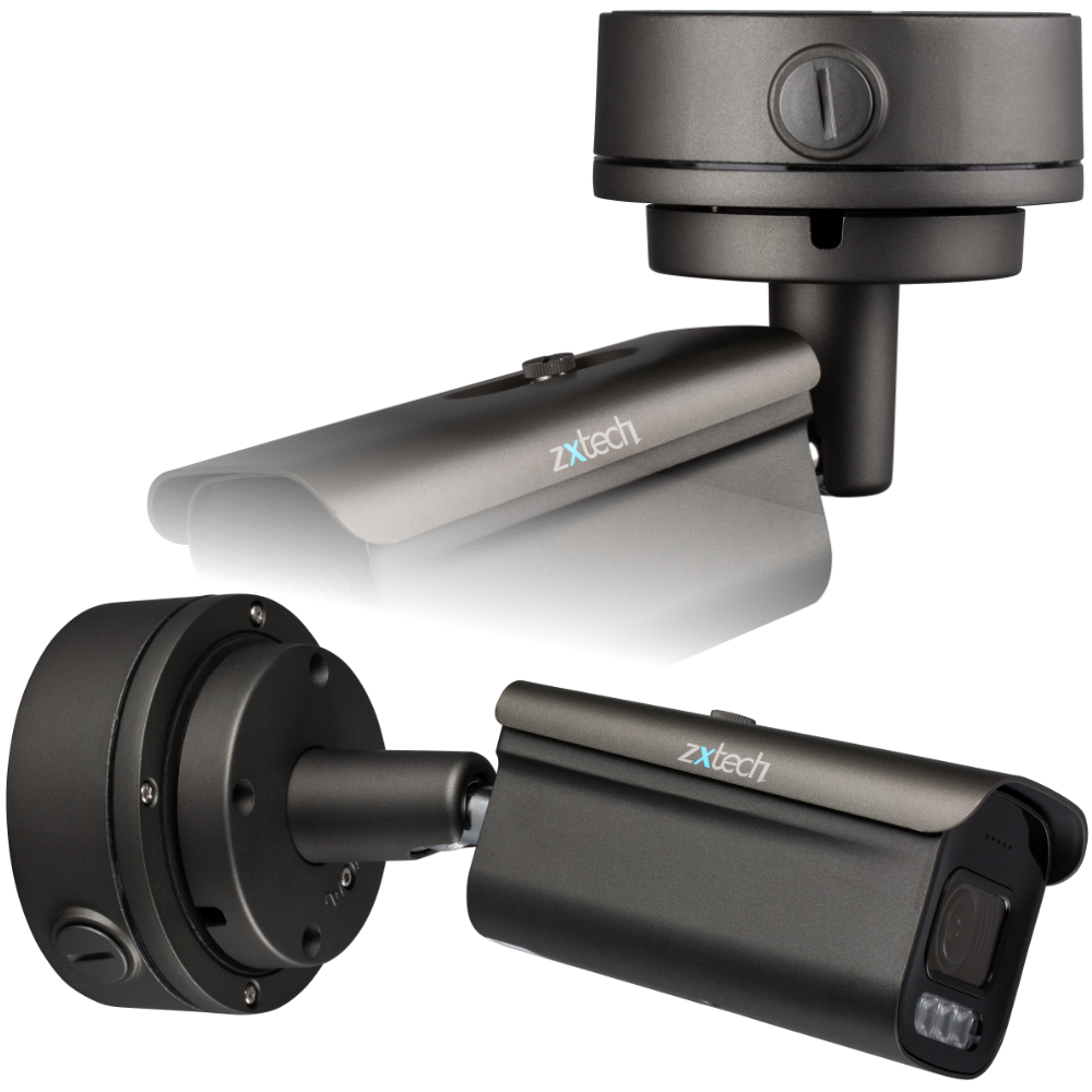 Zxtech 4K 8MP Bullet Auto Zoom PoE IP CCTV AI Camera | Face Recognition 60M IR Sony Starvis