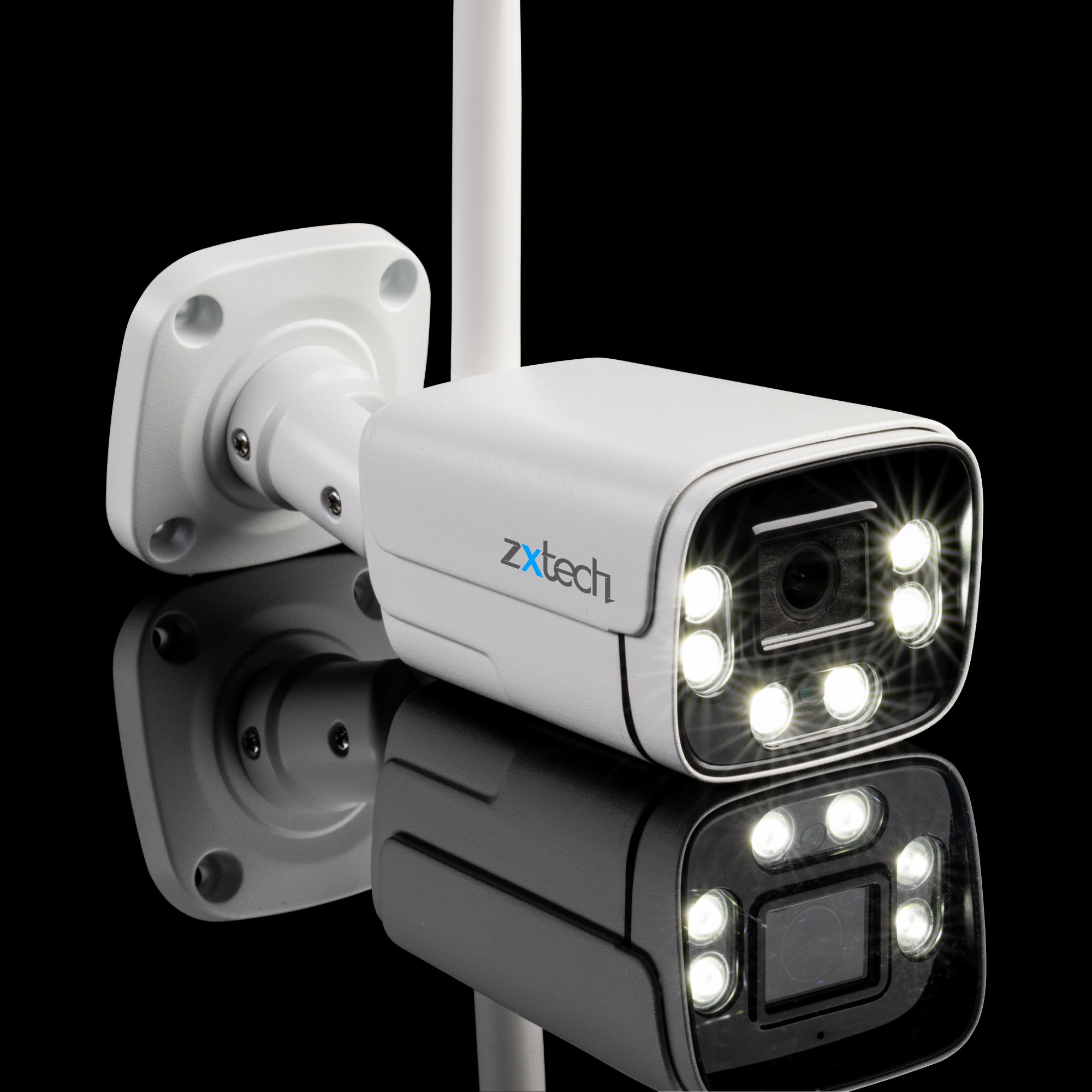 Zxtech 5MP/8MP/4K Wireless CCTV System - 7x WiFi Security Cameras Outdoor 2-Way-Audio Night Vision 9CH Sony Starvis  | WF7A9Y