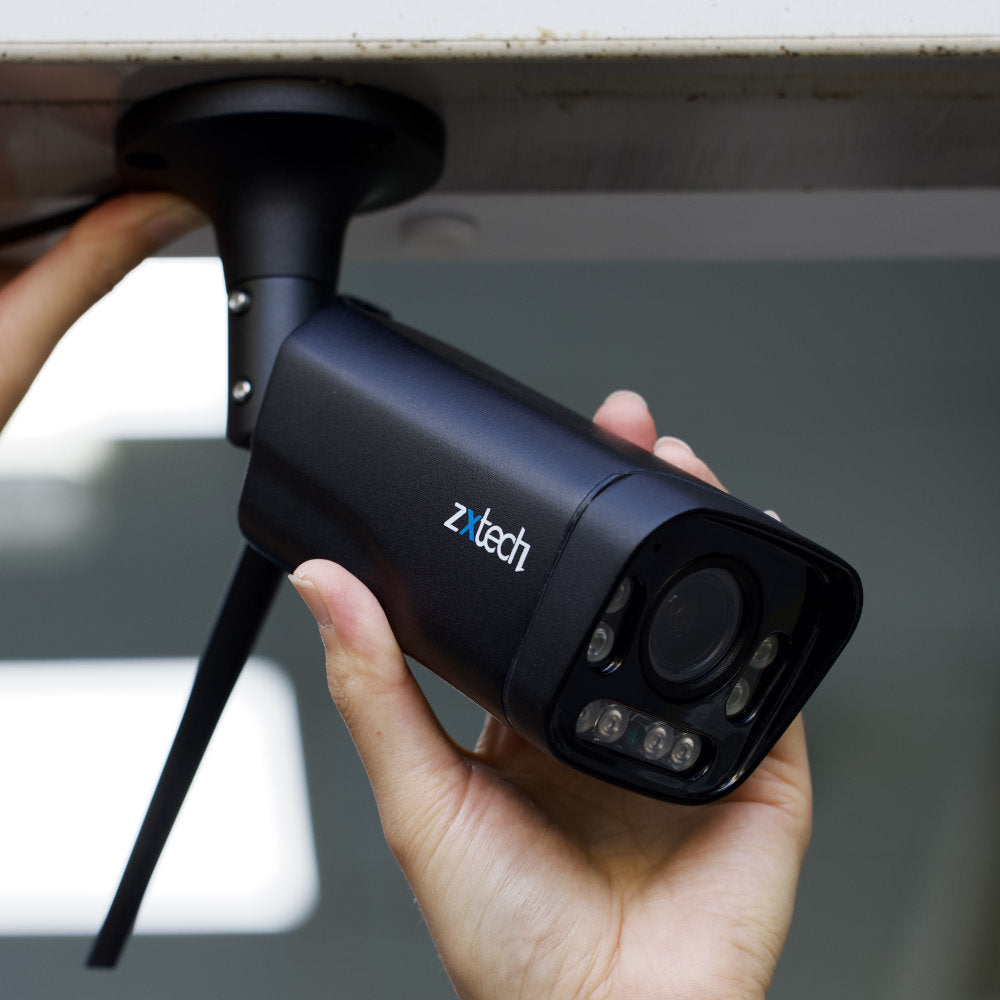 Zxtech 4K/8MP/5MP Wireless Security Camera 5X Auto Zoom Colour Night Vision Intense LED Two Way Audio